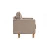 Scandinavian Nexon Two Seater Sofa Natural Wood Finish