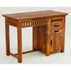 Aspen Solid Wood Study Table in Teak Finish