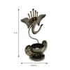 Desert Art Metal Handpainted Black Ganesha Tealight Holder
