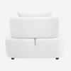 Henry Boucle 1 Seater Sofa in White  Color