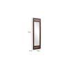 plato solid wood standing mirror in brown colour