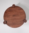 Wellc Solid Wood Coffee Table In Dark Brown Finish