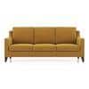 Abbey Sofa (Colour : Ochre, Cushion : Hard, Seating Capacity : 3 Seater)