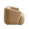 Zenliving Wood 3 Seater With Upholstery Non Storage Sofa In Beige Colour