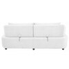 Henry Boucle 3 Seater Sofa in White  Color