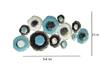 W-Zara Abstract Metal Wall Decor in Multicolor Set of 1
