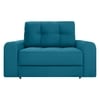 Calliro  Pull Out Sofa cum Bed  in T Blue Colour