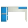 Astra Kids Study Desk with Open Shelves and Drawer in Azure Blue Colour
