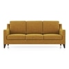 Abbey 3 Seater Fabric Sofa In Ochre Colour