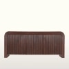 Opal Solid Mango wood Sideboard with 3 Door in Provincail Teak Finish