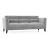 Lewis 3 Seater Fabric Sofa In Granite Weave Colour