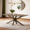 Anderson Solid Wood 8 Seater Dining Table In Danish Walnut Finish