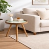 Grove Solid Wood Side Table in Forest Green Finish
