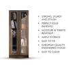 Hexa Multipurpose Storage Rack in Flower Wenge Colour