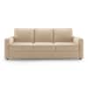 Apollo Compact 3 Seater Fabric Sofa in Birch Beige Colour