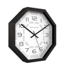 Octagon Wooden Wall Clock with Contemporary Numeric Dial