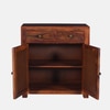 Sheesham Wood 2 Door 2 Drawer Sideboard In Honey Oak Finish