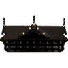 tamanna engineered wood prayer unit in mahagony finish