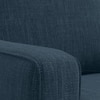 Apollo Compact Sofa (Colour : Indigo Blue, Cushion : Soft, Back Type : High Back, Seating Capacity : Right Aligned 2 Seater + Right Aligned Chaise + Ottoman)