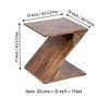 Berlin Bedside Table - Teak Finish
