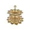 Wall 9 Tealight Holder In Gold Colour
