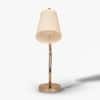 Kaze Handicrafted Table Lamp in Golden and White Colour