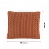 Colette Dark Coffee Cushion Cover 16X16  Inches
