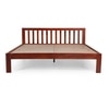 Orian Solid Wood Queen  Size Bed Without Storage (Honey Oak Finish)