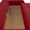 Calliro  Pull Out Sofa cum Bed  in Maroon Colour