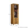 Hexa Engineered Wood Bookshelf Wooden Multipurpose Storage Rack in Giant Wood Colour