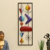 W-Suki Abstract Metal Wall Decor in Multicolor Set of 1