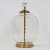 Secret Glass & Metal Large Table Lamp With Beige Cotton Shade