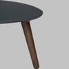Scandinavian Vance Set of Two Occasional Tables Walnut Finish