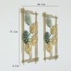 W-Teo Abstract Metal Wall Decor in Multicolor Set of 2