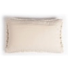Popcorn Textured Handwoven Woolen Lumbar Cushion Cover