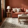 Jaipur Rugs Traditional Wool 5x8 Feet White And Charcoal Hand Knotted Rug Carpet