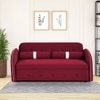 Jayen 3 Seater Pull Out Sofa cum Bed in Maroon Colour