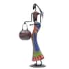 Desert Art Metal Handpainted Lady Figurine with Tealight Holder