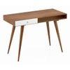 Roswell Solid Wood Study Table in Amber Walnut Finish