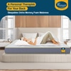 Sleepables Orthopedic Memory Foam Back Support Mattress (75 x 72 in, 6 Inches)