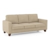 Apollo Neo 3 Seater Fabric Sofa In Sandshell Beige Colour