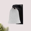 Devansh Solid Wood Electric Wall Light in Brown Colour with White Shade Count of 1 Light