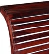 Rajasthani Solid Wood Rocking Chair in Mahogany Colour
