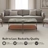 Paloma Square Marble Coffee Table in  Saturn Spanish Ceramic  Finish