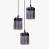 Furrow Cluster of 3 Handcrafted Hanging Lamp