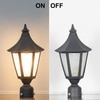 Sennen Coastal Outdoor Gate Pillar Light In Black Finish