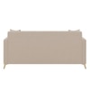 Daraco Velvet 3 Seater Sofa in Cream Color