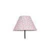 Calvin Multicolour Fabric Floor Lamp with Black Iron Base