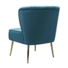 Beato Fabric Accent Chair in Blue Colour