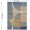 Celestial Jute Rectangle Carpets Hand Tufted in Multicolour Colour